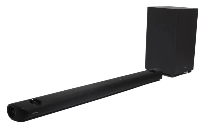 hisense hs218 2.1 channel soundbar with wireless subwoofer